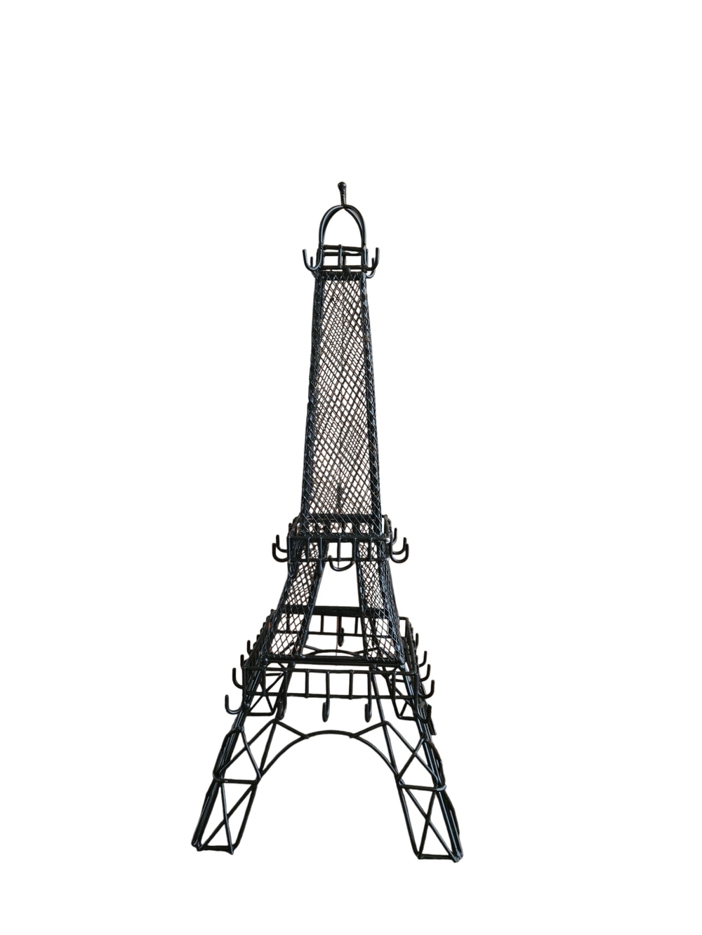 Eiffel Tower Jewelry Stand - Black Metal